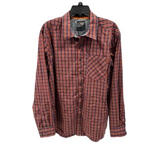 5.11 Tactical Covert Flex Long Sleeve Button Down Plaid Shirt Size Large